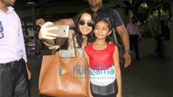 Arjun Kapoor and Shraddha Kapoor snapped returning from Ahmedabad post Half Girlfriend promotions