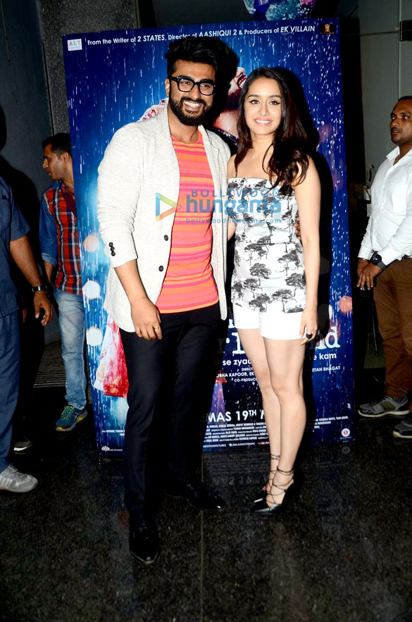arjun and shraddha unveil half girlfriend book 6