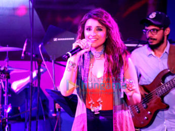 Ayushmann Khurrana and Parineeti Chopra at the musical concert of their film Meri Pyaari Bindu