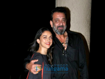 Wrap-up bash of the film Bhoomi with Sanjay Dutt and cast