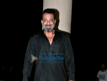 Wrap-up bash of the film Bhoomi with Sanjay Dutt and cast