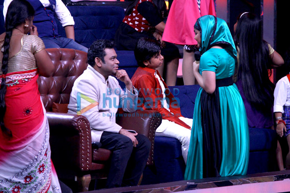 boney kapoor and ar rahman snapped promoting the film mom on zee lil champs 2