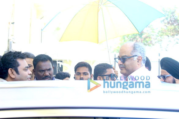 boney kapoor and ar rahman snapped promoting the film mom on zee lil champs 5