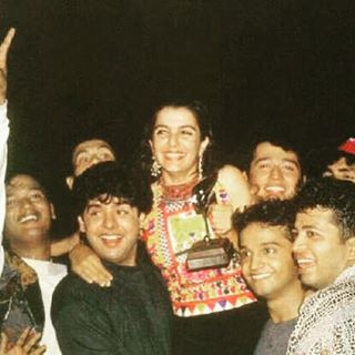 Check out Farah Khan takes a trip down memory lane with her first award win