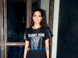 Esha Gupta snapped post a shoot in Mumbai