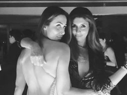 HOT: Malaika Arora in a backless dress and Shweta Nanda strike a pose at Karan Johar’s party