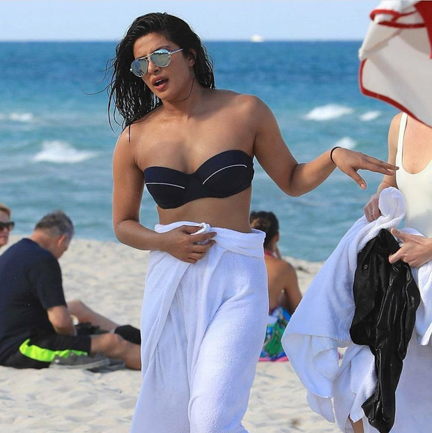 HOT! Priyanka Chopra flaunts her curves in a SEXY bikini with Victoria’s Secret model Adriana Lima at Miami Beach-6
