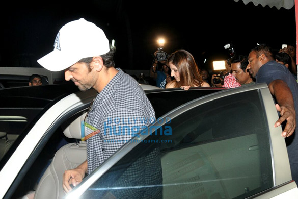 hrithik roshan sussanne roshan and kids snapped post a movie screening at pvr 5