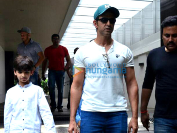 Hrithik Roshan snapped with family celebrating Mother's Day at Hakkasan in Bandra