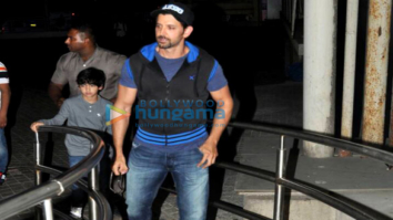 Hrithik Roshan and Sussane Khan snapped alongwith their children at PVR, Juhu