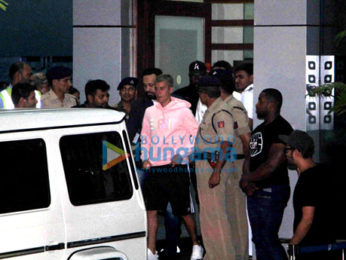 Justin Bieber arrives in India for the concert in Mumbai