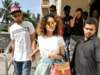Kangna Ranaut snapped post a movie screening at PVR Juhu