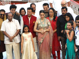 Kangana Ranaut, Shankar-Ehsaan-Loy At The Poster Launch Of Manikarnika – The Queen Of Jhansi