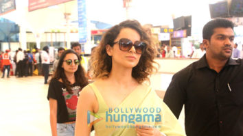 Kangna Ranaut snapped while returning from Banaras