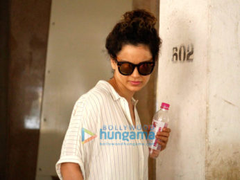 Kangna Ranaut snapped post visit to skin clinic in Bandra