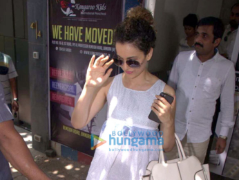 Kangna Ranaut spotted at Pali Hill