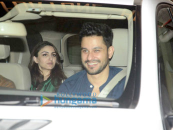 Karisma Kapoor, Soha Ali Khan, Kunal Khemu snapped post dinner at Saif Ali Khan & Kareena Kapoor Khan's house