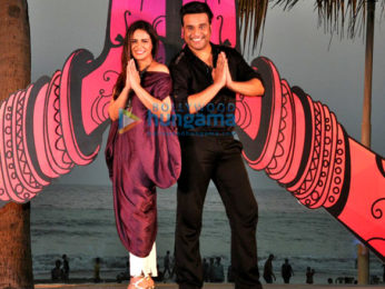 Krushna Abhishek and Mona Singh at the launch of 'India Banega Manch'