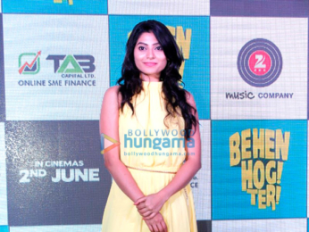 Launch of the song 'Tera Hoke Rahoon' from the film Behen Hogi Teri