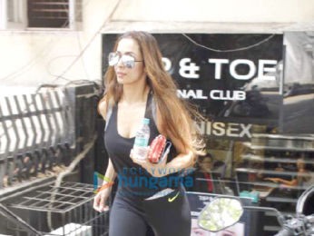 Malaika Arora Khan snapped post salon session in Bandra