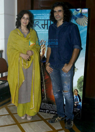 Manisha Koirala and Imtiaz Ali promote the film ‘Dear Maya’