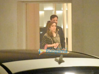 Nita Ambani snapped at Karan Johar's house