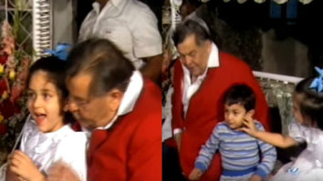 OMG! This old video featuring toddlers Kareena Kapoor Khan and Ranbir Kapoor with grandfather Raj Kapoor is going viral
