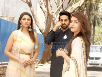 Parineeti Chopra and Ayushmann Khurrana promote their film 'Meri Pyaari Bindu' on the sets of TV show, Shakti - Astitva Ke Ehsaas Ki