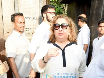 Prayer meet of Sonam Kapoor's grand mother Duru Bhambhani in Bandra