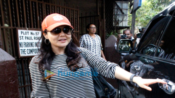 Preity Zinta snapped at a dubbing studio
