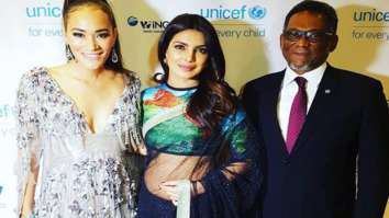 Priyanka Chopra wore a saree for UNICEF’s fundraising event to raise awareness about sexual violence against children