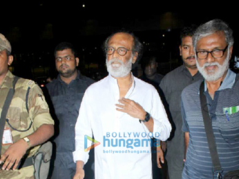 Rajnikant arrives in Mumbai amidst heavy security