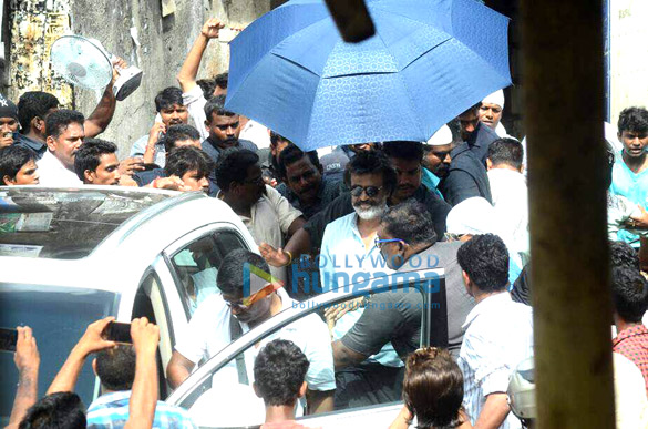 rajnikanth snapped shooting on the streets of mumbai today 3