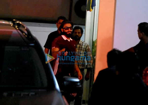 Ranveer Singh snapped at Vidhu Vinod Chopra’s house