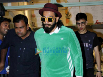 Ranveer Singh snapped at The Kitchen Garden