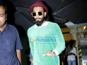 Ranveer Singh snapped at The Kitchen Garden