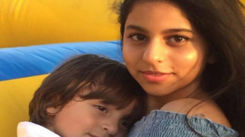 Aww! Shah Rukh Khan’s daughter Suhana Khan hugs little brother Abram Khan on his fourth birthday