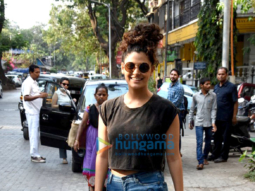 Saiyami Kher snapped making a style statement on the streets in Bandra