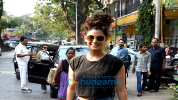 Saiyami Kher snapped making a style statement on the streets in Bandra