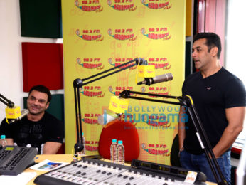 Salman Khan and Sohail Khan promote 'Tubelight' at 98.3 FM Radio Mirchi studio
