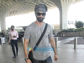 Shahid Kapoor leaves for Delhi to be with Mira Rajput and daughter Misha