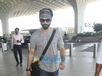 Shahid Kapoor leaves for Delhi to be with Mira Rajput and daughter Misha