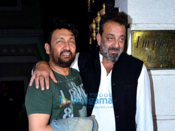 Shekhar Suman and R Madhavan snapped post dinner at Sanjay Dutt's house