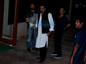Shekhar Suman and R Madhavan snapped post dinner at Sanjay Dutt's house