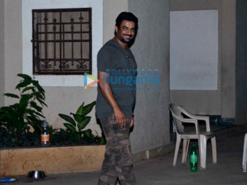 Shekhar Suman and R Madhavan snapped post dinner at Sanjay Dutt's house