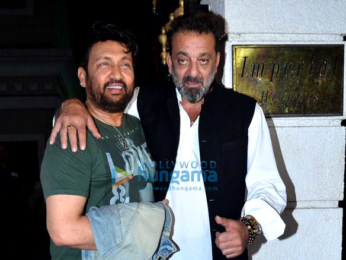 Shekhar Suman and R Madhavan snapped post dinner at Sanjay Dutt's house