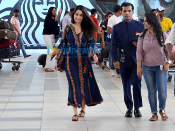 Shraddha Kapoor snapped at the domestic airport