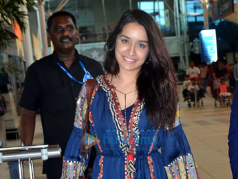Shraddha Kapoor snapped at the domestic airport