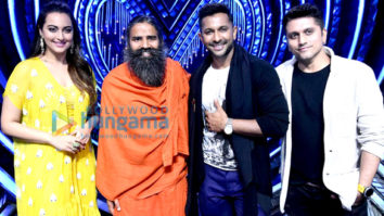 Sonakshi Sinha and Baba Ramdev on the sets of ‘Nach Baliye 8’