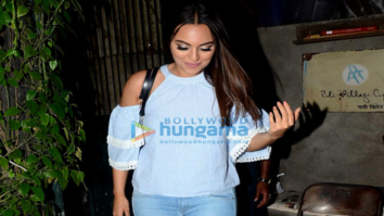 Sonakshi Sinha snapped post her dinner at Pali Village Cafe